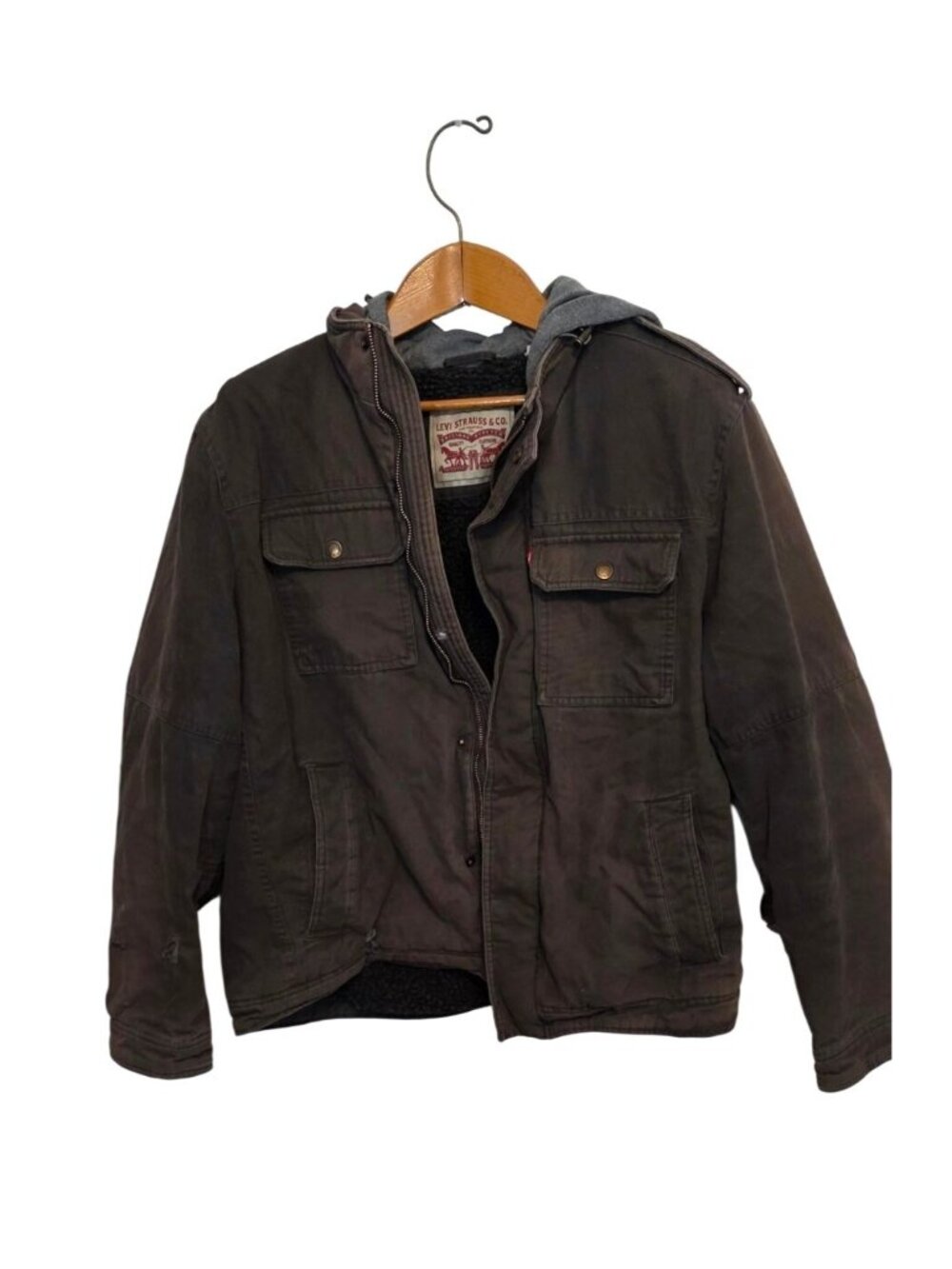 Authentically Worn Men's Levi Strauss & Co Heavyweight Denim Jacket